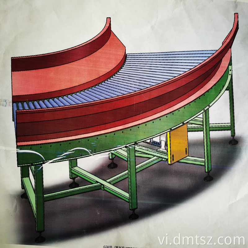 Turning Băng tải turning belt conveyor